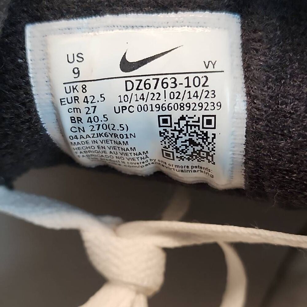 Nike X Billie Eilish Air Alpha Force 88 SP Shoes 'Black & White' (DZ6763-102) Me - Picture 13 of 13